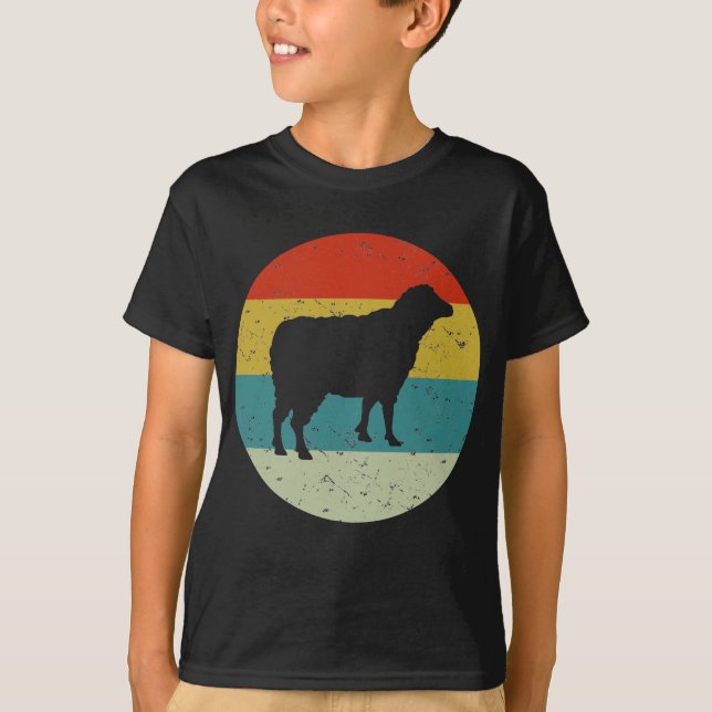 Camiseta ovelha vintage (Frente)