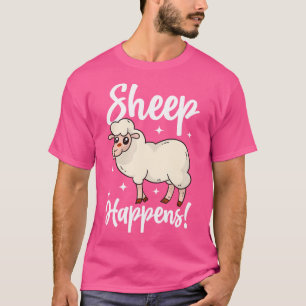 Camiseta Ovelhas Acontecem Fazendas Engraçadas, Ovino Herda
