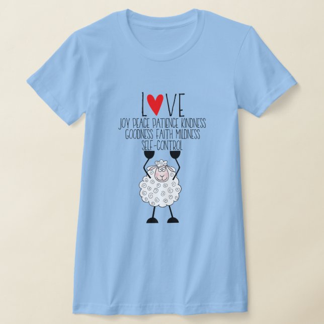 Camiseta "Ovelhas de Jeová - Frutos do Espírito" (Postura )