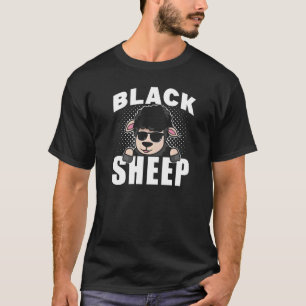 Camiseta Ovelhas Negras Sarcásticas Dizem Humor Escuro