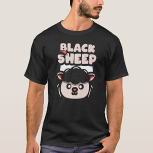 Camiseta Ovelhas Negras Sarcásticas Dizem Humor Escuro
