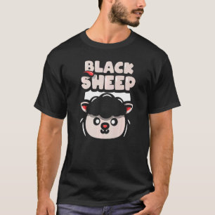 Camiseta Ovelhas Negras Sarcásticas Dizem Humor Escuro