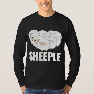 Camiseta Ovelhas Perguntas Não Ficam Terrificadas - Ovinos