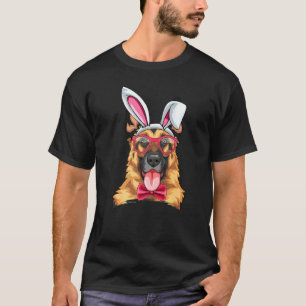 Camiseta Ovelheiro Alemão Orelhas de Coelho Óculos Ovo Pásc