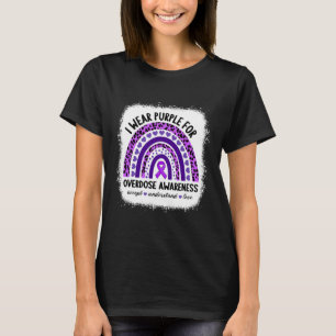 Camiseta Overdose Eu Uso Roxo Para Conscientização Sobre Ov