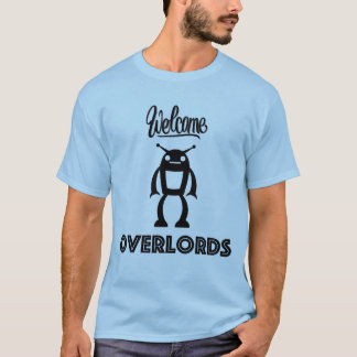 Camiseta Overlords bem-vindos do robô