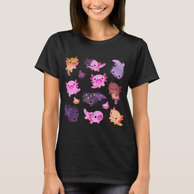 Camiseta Oversized axolote feliz (Frente)