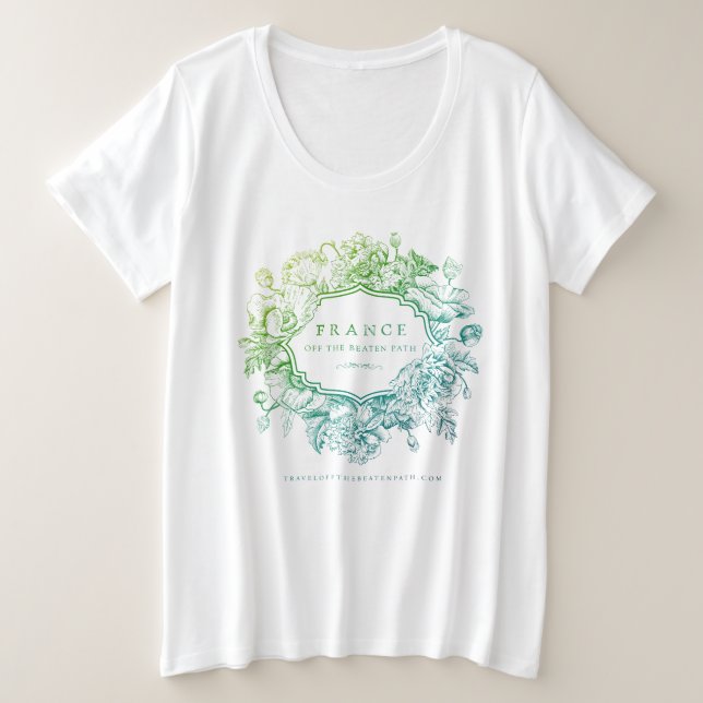 Camiseta oversized com logotipo de 2026 (Frente do Design)