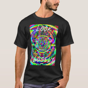 Camiseta Oversized Gato Psicodélico