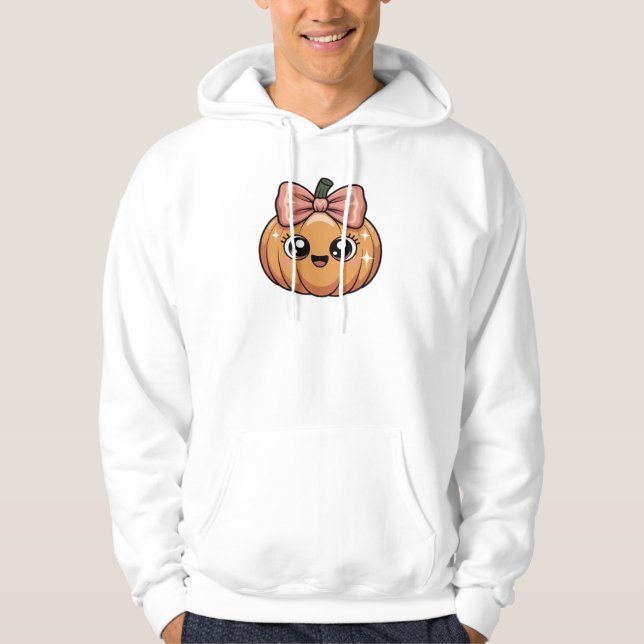 Camiseta Oversized kawaii abóbora (Frente)