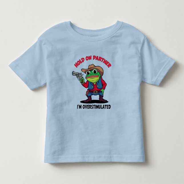 Camiseta Overstimulated Cowboy Frog (Frente)