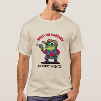 Camiseta Overstimulated Cowboy Frog