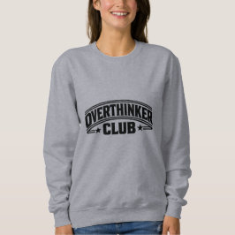 Camiseta OVERTHINKER CLUB - Vintage Streetwear Typography
