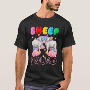 Camiseta Ovinos Casais Básicos Ovinos Básicos Rótulos Rainb
