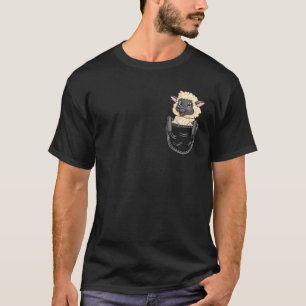 Camiseta Ovinos Em Bolso De Mama Carneiros Engraçados