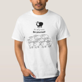 Camiseta Ovinos, negros e brancos
