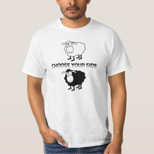 Camiseta Ovinos, negros e brancos