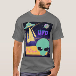 Camiseta ovni, acreditar extraterrestre