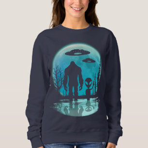 Camiseta OVNI de Alienígena Bigfoot