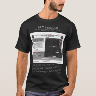 Camiseta OVNI - Desclassificado DOW-UAP-D055, Relatório M.,