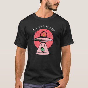 Camiseta OVNI Funny Dogecoin Para A Alienígena De Cães HDL 