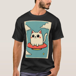 Camiseta OVNI Gato