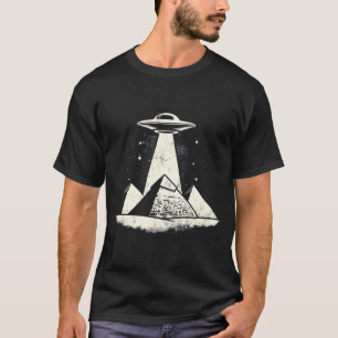 Camiseta OVNI nas Pirâmides