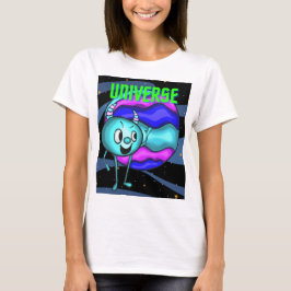 CAMISETA OVNI UNIVERSO E PLANETA