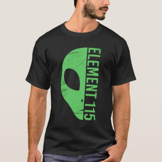 Camiseta OVNI (Ununpentium Area Area) 51 Uup do Elemento de