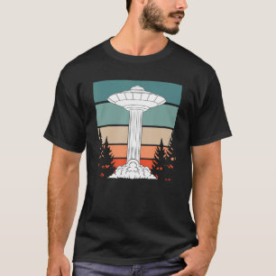 Camiseta OVNIs de Abdução de Alienígenas Ficção Científica