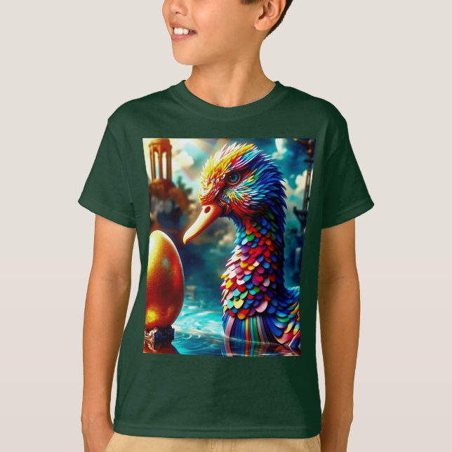 Camiseta Ovo Colorido e Ovo Ouro (Frente)