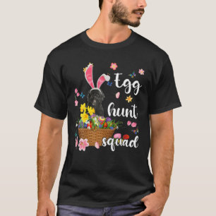 Camiseta Ovo Colorido no Dia do Felz pascoa do Cão-de-Água