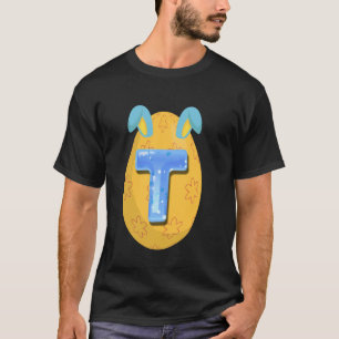 Camiseta Ovo de Páscoa Alfabeto ABCs Aprendizado Divertido