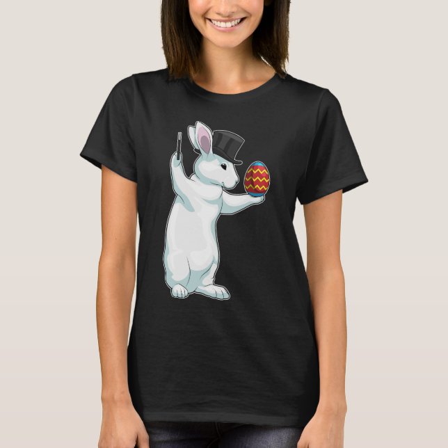 Camiseta Ovo de Páscoa Coelho da Páscoa Mago (Frente)