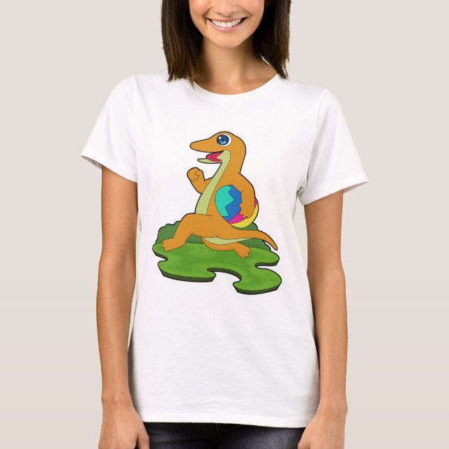 Camiseta Ovo de Páscoa de lagarto (Frente)