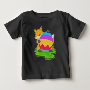 Camiseta Ovo de Páscoa de Páscoa Raposa