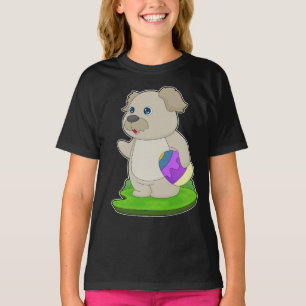 Camiseta Ovo de Páscoa Páscoa de Cão