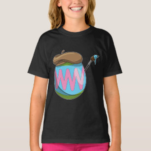 Camiseta Ovo de Páscoa Pintura de Páscoa Pincel