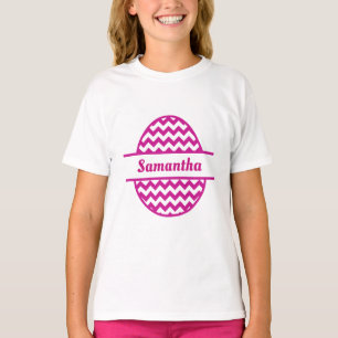Camiseta Ovo de Páscoa Rosa