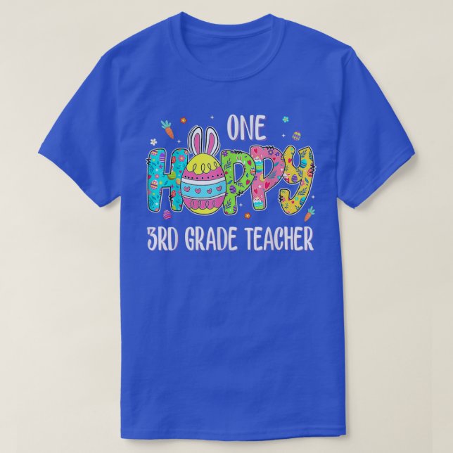Camiseta Ovo de Páscoa Um Professor de 3º grau, Felino (Frente do Design)