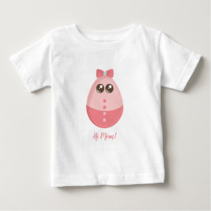 Camiseta Ovo Engraçado Olá Papai