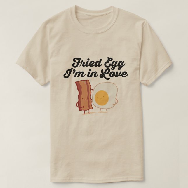 Camiseta OVO FRITO ESTOU APAixonado (Frente do Design)
