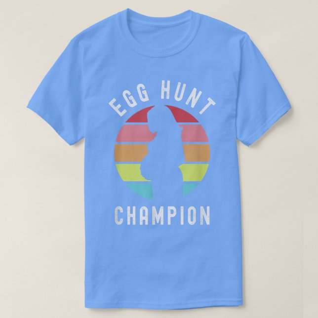 Camiseta Ovo Hunt Champion Engraçada Primavera Grávida Nova (Frente do Design)