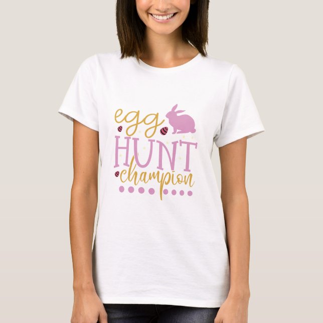 Camiseta Ovo Hunt Champion, legal e moderno (Frente)