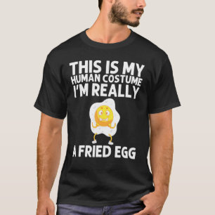 Camiseta Ovo Legal Para Homens Mulheres Frito Assado Pochê