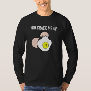 Camiseta Ovo Pede Que Você Me Arrume Piadas Sarcástico