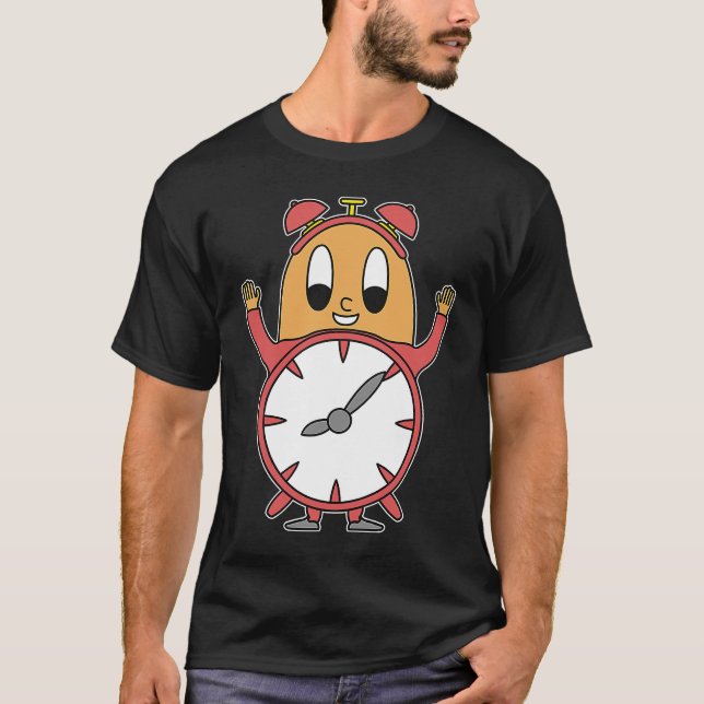Camiseta Ovo Relógio Alarme (Frente)