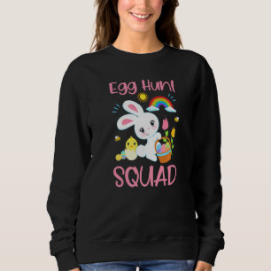 Camiseta OVOS CAÇA SQUAD Engraçado Páscoa Coelho Coelho Cri