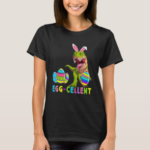 Camiseta Ovos Celulares Cellent Hunter Dinossaur Bunny rex