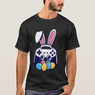 Camiseta Ovos de Controle do Coelho de Páscoa Gamer